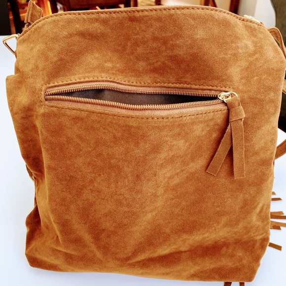 Brown Fringe Crossbody Bag - Picture 6 of 11